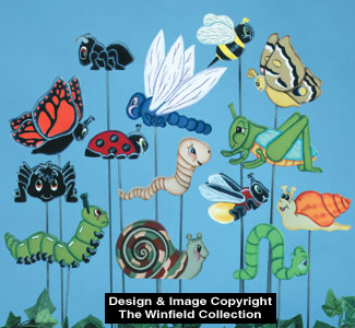 Bug Plant Pokes Woodcraft Pattern - The Winfield Collection