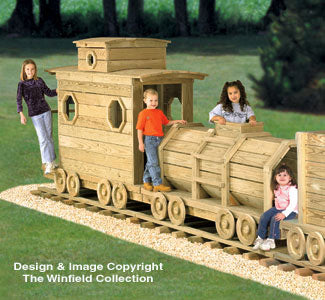 Tanker & Caboose Play Structure Plans