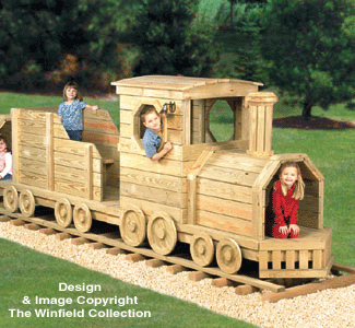Complete Train Play Structure Plans Set [PG1, 2, 4, & 5] - The Winfield Collection