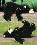 Lazy Bear Cubs Rail Pets Pattern - The Winfield Collection