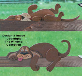 Lazy Rail Dogs Woodcraft Pattern