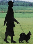Lady & Dog Shadow Woodcrafting Pattern - The Winfield Collection