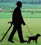 Man & Dog Shadow Woodcrafting Pattern - The Winfield Collection