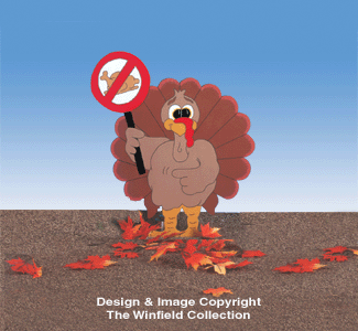 Thanksgiving Picket Line Woodcraft Pattern - The Winfield Collection
