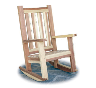 Porch Rocker Woodworking Plans - The Winfield Collection