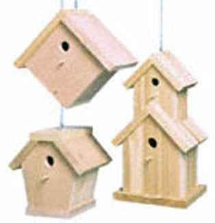 Projektplan für Vogelhäuschen aus Zedernholz