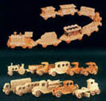 Wooden Vehicles Pattern Set (WV1 & QEVC) - The Winfield Collection