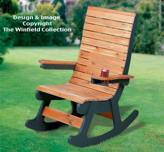 Cedar Rocker Woodworking Pattern - The Winfield Collection