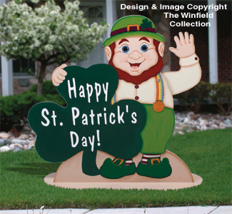 Action Leprechaun Woodcraft Pattern - The Winfield Collection