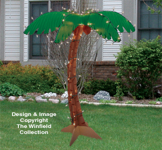 3D Palm Tree Woodcraft Project Plan - The Winfield Collection