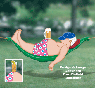 Hammock Snoozer Woodcrafting Pattern - The Winfield Collection