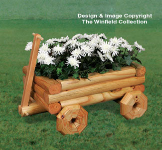 Landscape Timber Wagon Planter Wood Pattern