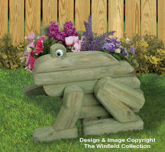 Landscape Timber Frog Planter Plans