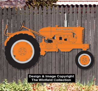 Large Allis Chalmers Tractor Woodcraft Pattern - The Winfield Collection