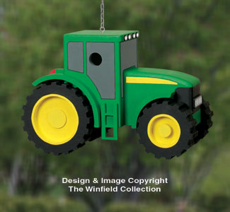 Tractor Birdhouse Woodworking Plans - The Winfield Collection