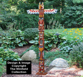 Small American Indian Totem Pole Plans - The Winfield Collection