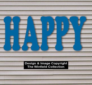 Giant Message Alphabet Pattern - The Winfield Collection