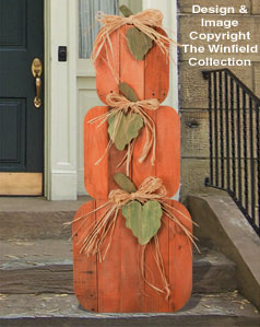 Pallet Wood Pumpkin Stack Pattern - The Winfield Collection