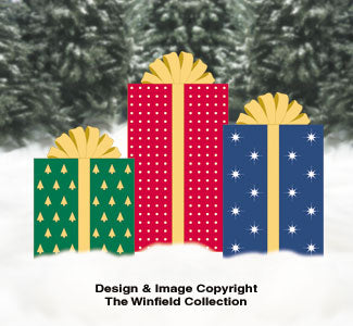 Large Christmas Gifts Pattern - The Winfield Collection