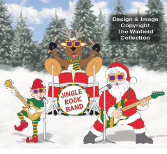 Jingle Rock Band Pattern - The Winfield Collection