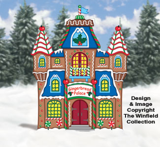 Gingerbread Palace Woodcraft Pattern - The Winfield Collection