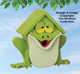Bullfrog Birdhouse Pattern - The Winfield Collection