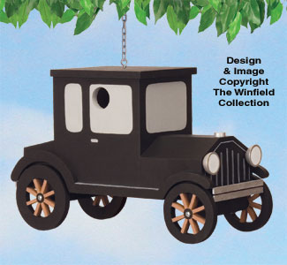 Antique Car Birdhouse Pattern - The Winfield Collection