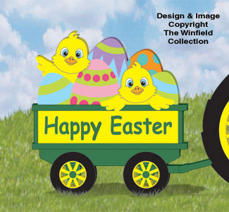 Easter Wagon Woodcrafting Pattern - The Winfield Collection