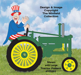Uncle Sam Tractor Driver Pattern - The Winfield Collection