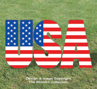 Giant Patriotic USA Display Pattern - The Winfield Collection