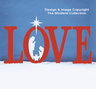 Huge LOVE Pattern - The Winfield Collection