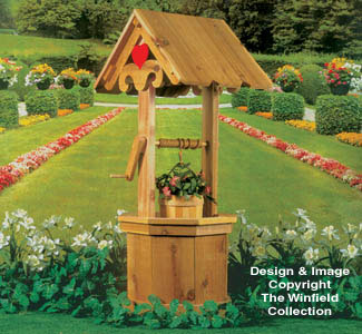 Decorative Wishing Well Wood Plans - The Winfield Collection