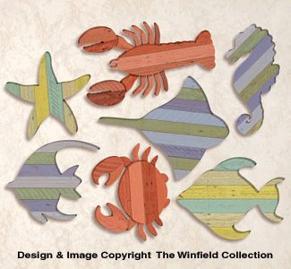 Pallet Wood Wall Art Combo Pattern Set #2 (W1930 & 1940)