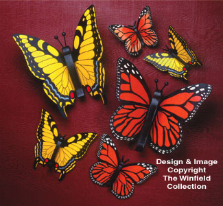 Giant Yard Butterflies Wood Pattern