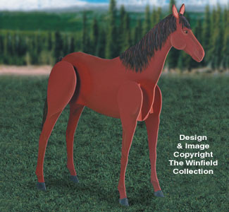 Yard Horse Woodcrafting Pattern - The Winfield Collection
