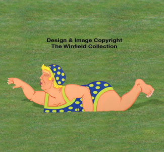 Swimmin' Sally Woodcraft Pattern - The Winfield Collection
