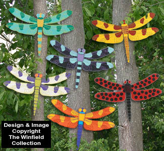 Giant Bright Dragonflies Pattern - The Winfield Collection