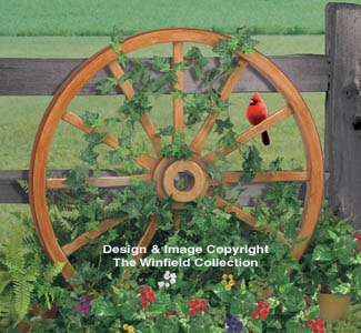 Wagon Wheel Woodworking Plan - The Winfield Collection