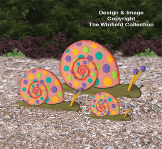 Garden Snails Woodcraft Pattern - The Winfield Collection