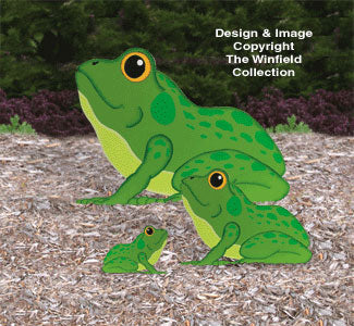 Yard Frogs Woodcraft Pattern - The Winfield Collection