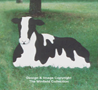 Yard Cow Pattern - Laying