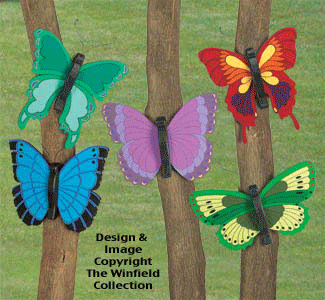 Butterflies Woodcraft Pattern Set (YD189 & 192) - The Winfield Collection