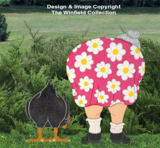 Backside Couple Woodcrafting Pattern (YD218 & 219)