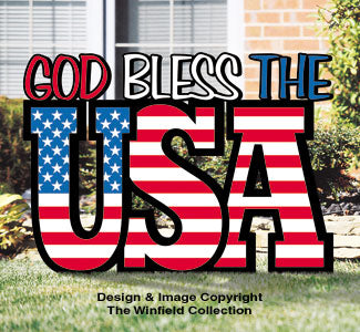 USA Yard Display Pattern - The Winfield Collection