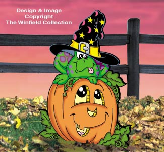 Pumpkin Patch Frog Pattern - The Winfield Collection