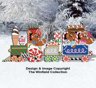 Gingerbread Train Pattern - The Winfield Collection