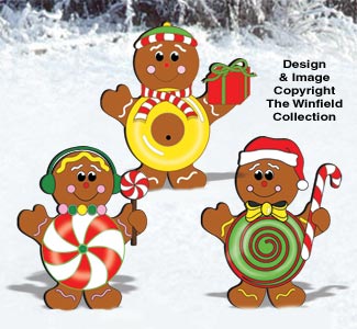 Gingerbread Candy Kids Pattern - The Winfield Collection