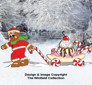 Gingerbread Dessert Wagon Pattern - The Winfield Collection