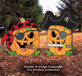 Pirate Jack-O-Lantern Patterns Set - The Winfield Collection