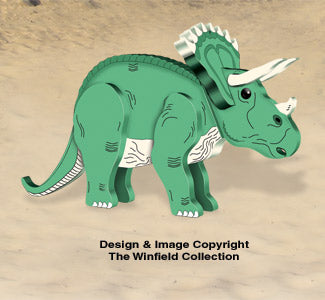 3D Triceratops Pattern - The Winfield Collection